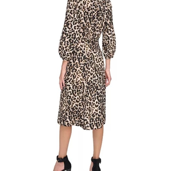 Calvin Klein Women's Animal-Print A-Line Dress - Picture 2 of 8